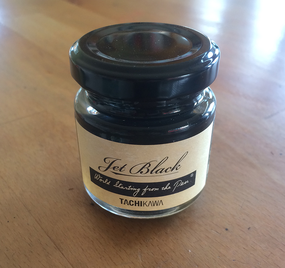 Tachikawa Jet Black ink