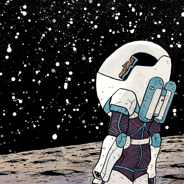 Image from page 3 of the comic Callisto 7 by Nick Mullins.