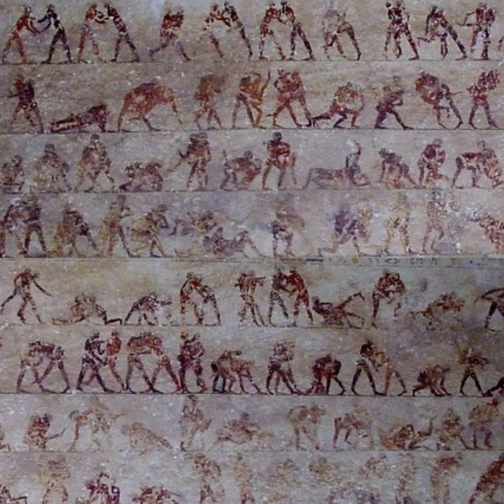 ancient egyptian wrestlers