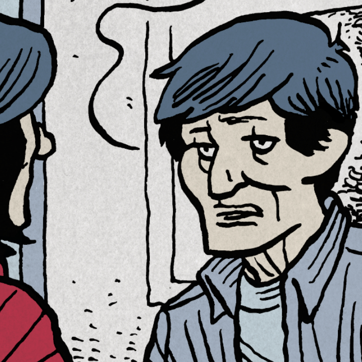 panel from page 30 of the graphic novel The Third Floor by Nick Mullins